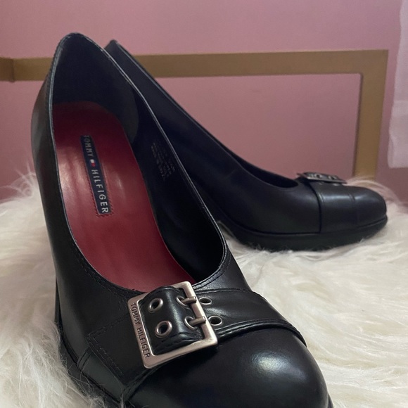 90’s/2000’s Black Chunky Heels - Picture 4 of 4